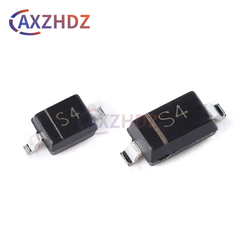 100PCS SD103AW S4 0805 SD103AWS SOD-123 SOD-323 40V 350mA SMD SD103AW-7-F SD103AW-13-F Schottky Barrier DIODE 1N5819 B5819WS