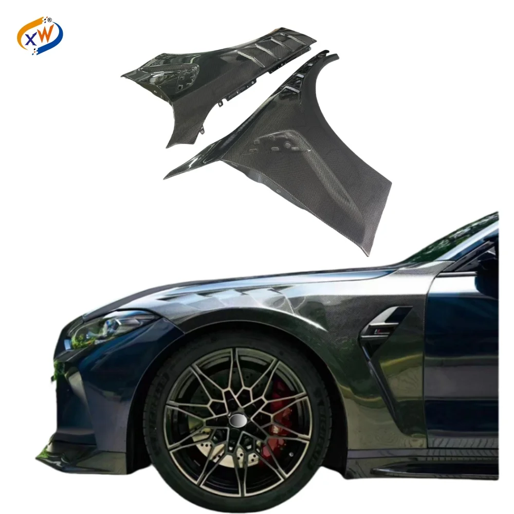 

For M3 M4 G80 G82 Carbon Fiber Fender M3 M4 G80 G82 Upgraded AE Style Carbon Fiber Front Fender