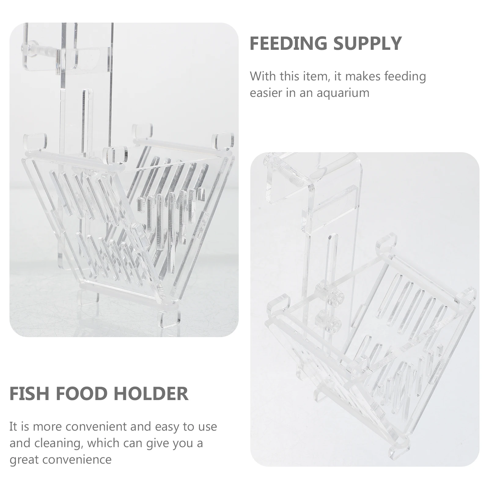 

Feeding Cup Fish Food Feeder Aquarium Tool Holder Dish Worm Rack Perch Ice Fishing Lures