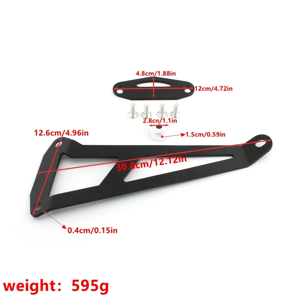 دراجة نارية العادم شماعات الخمار دعم قوس حامل ل KT-M RC390 RC 390 2018 2019 2020 2021 #5