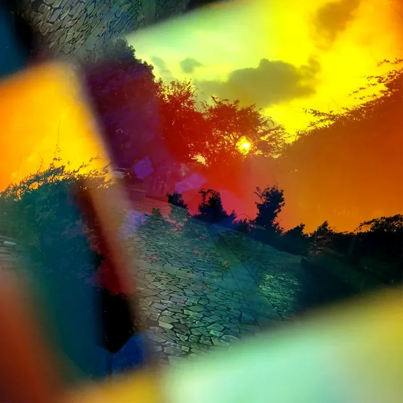 X-cube  20x20mm Color Prism Beam Combiner  Dichroic Glass Optical Prism  Laser Cube Rainbow Glass Light Gift