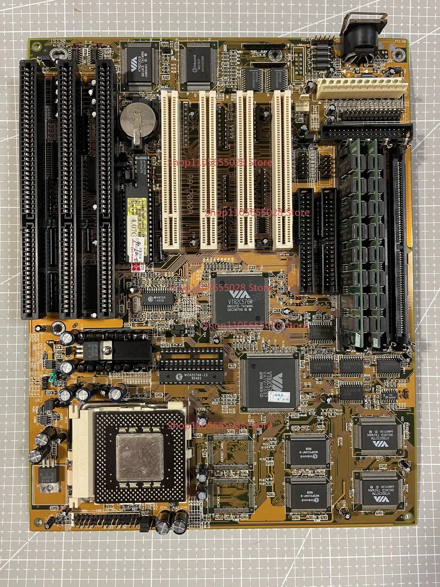 For Volkswagen PA-2000A Antique Computer Main Board 586 Main Board Ver: 1.2