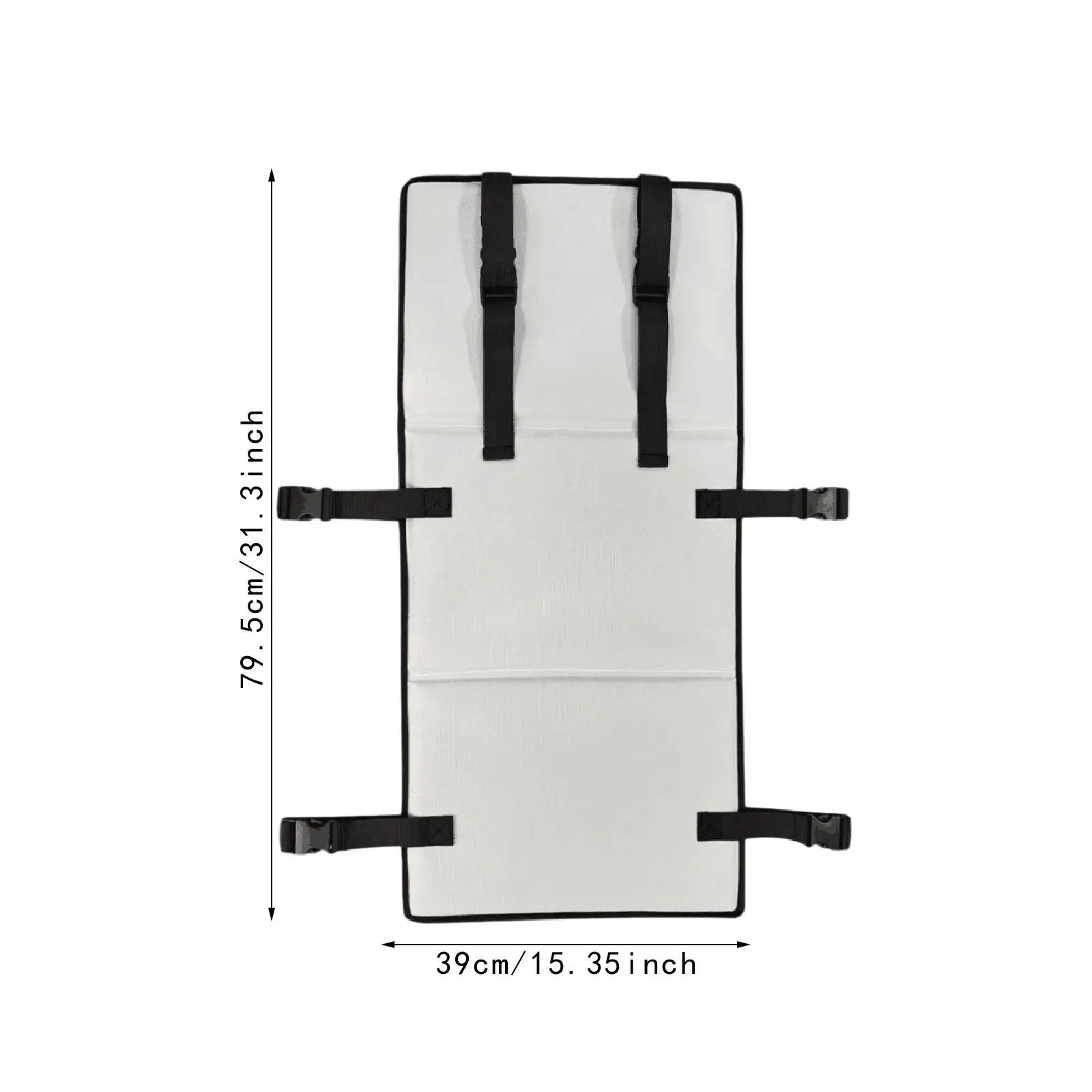 Kids Bunk Bed Ladder Cover for Indoor Accessories Oxford Fabric and PVC Multipurpose Adjustable Straps Folding Foldable 79x39cm