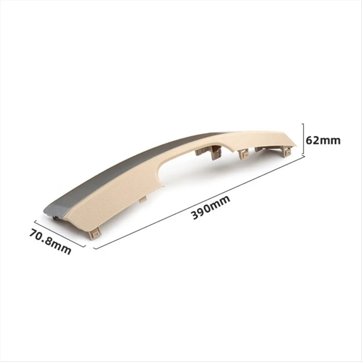 Compatible Car Left Front Inner Door Handle for LEVIN 2014-2018 Car Door Inner Armrest Cover Black Silver