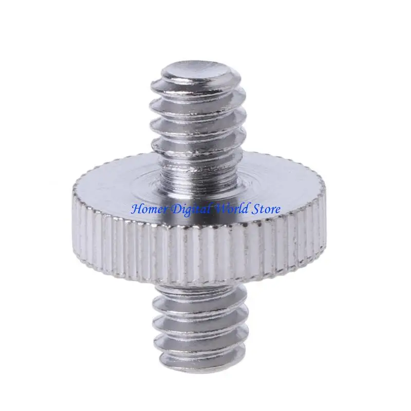 H55F Double-headed 1/ 4" Male Screw Thread Convert Adapter For Camera Tripod Ballhead