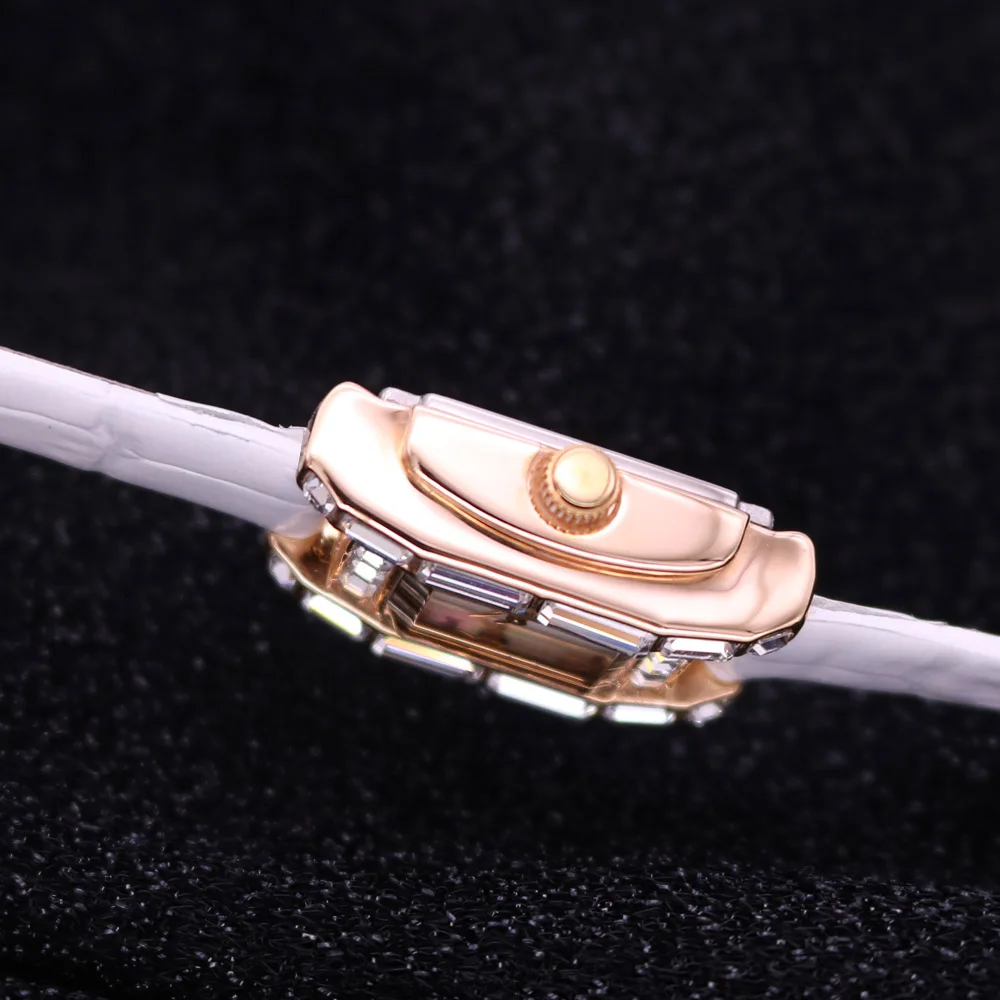 Lady Women\'s Watch Japan Quartz Hours Fine Fashion Dress Bracelet Leather Lovely Mini Candy Square Cute Girl Gift Julius No Box