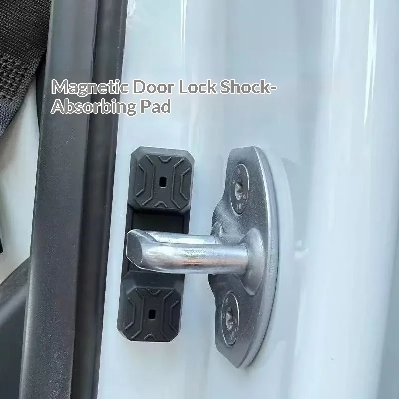 4pcs Universal Car Door Lock Damper Buffer Sillcone Deadener Seal Shock Absorber Noise Insulation for Car Accessories
