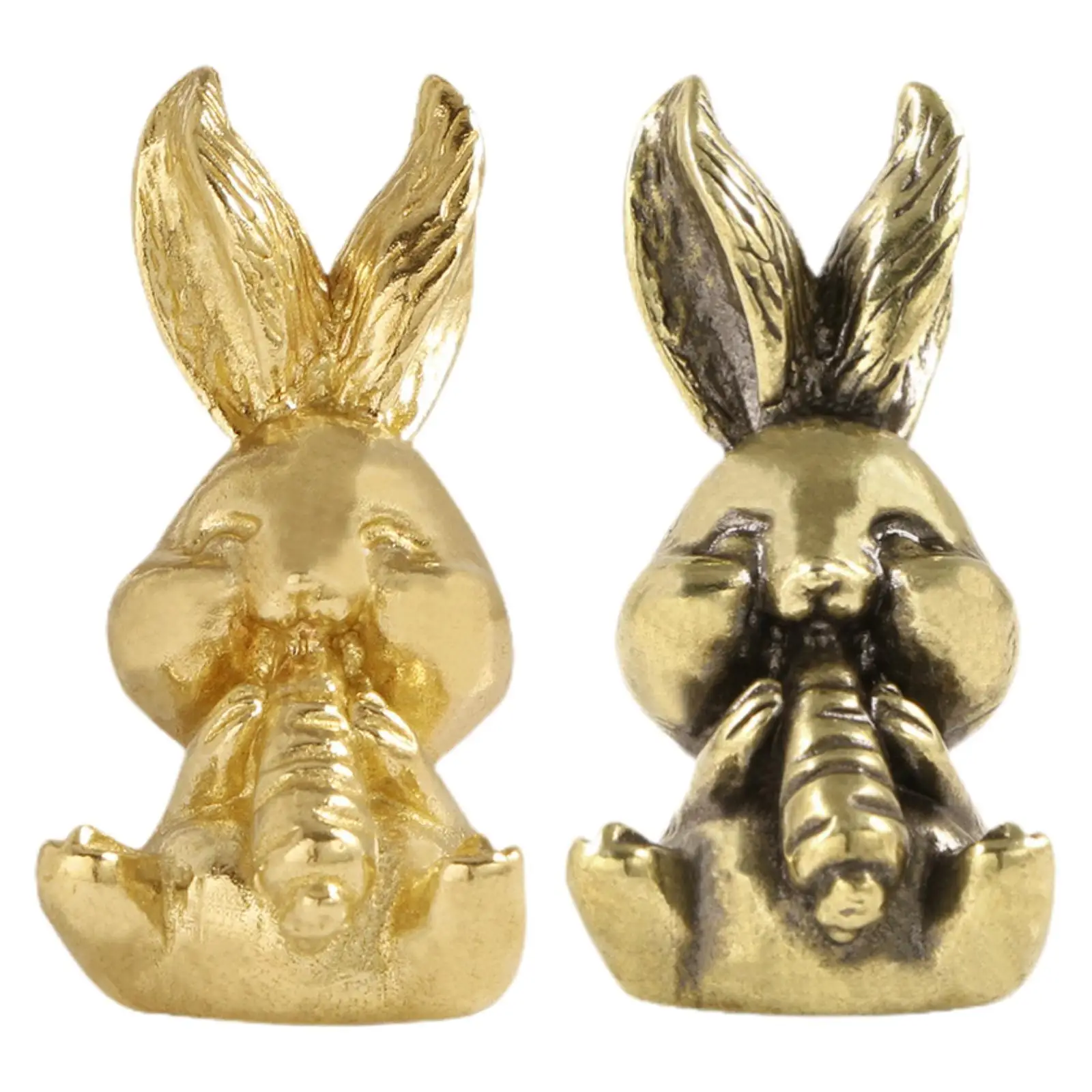 Brass Rabbit Shape Cabinet Door Handle, Rabbit Eating Carrot Shape Hardware, Cupboard Knob, Drawer Door Pull