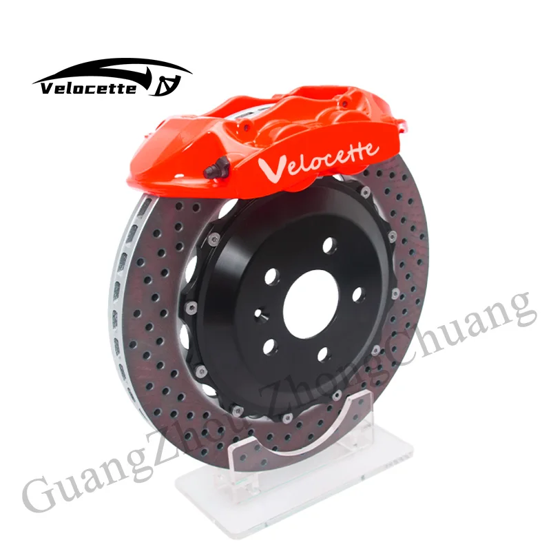 Red Brake System Brake 4 Piston Caliper Set With Two Rotor For Bmw E39 F10 VW LAVIDA PASSAT MAGOTAN SAGITAR Audi A4 A5 A6 A7 A8