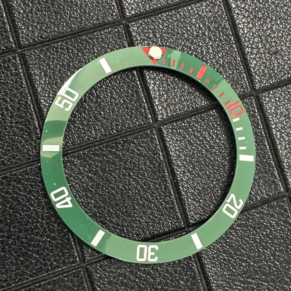 38mmx30.5mm Ceramic Watch Bezel Insert For Mod SUB Bezel Fits 40mm Men's Watch Face Watchens Ring Replace Accessories