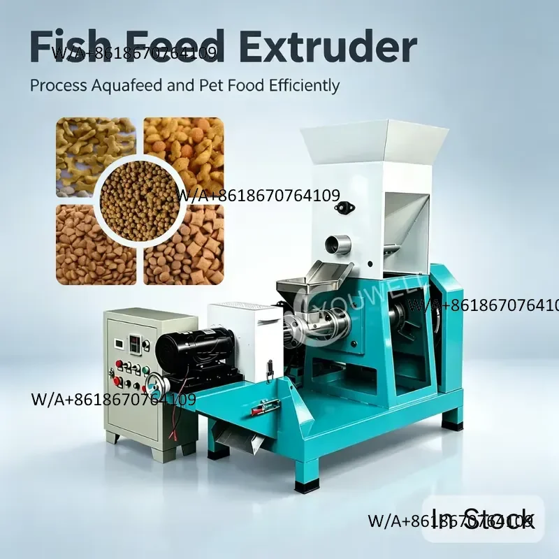 Youwell 150kg/h Electric Floating Sinking Multi-shape Fish Shrimp Crab Dog Aquatic Feed Making Pellet Mill Extruder