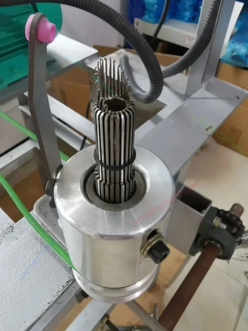 

6-24 иглы 1-3 мм, маска для лица, цилиндр, вязальная ушная веревка и крючок для вязания крючком, головка, ушной ремень, аксессуары для машины