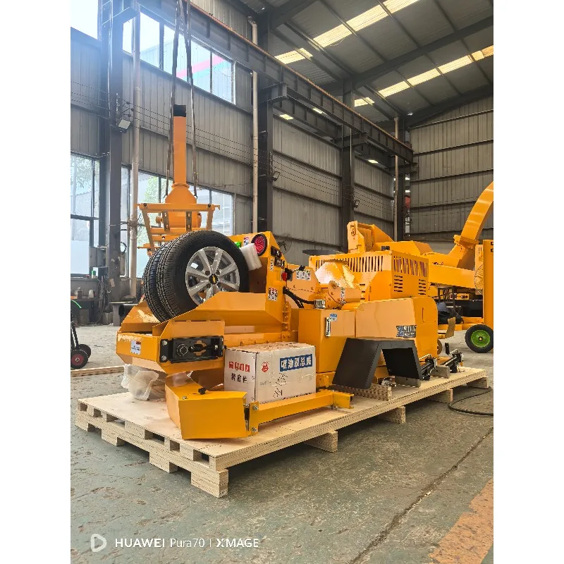 

Forestry Mobile Wood Chipper Log Braches Shredder Macine Branch FireWood Chipper Splitting Crusher Wood Chipper Machine for US