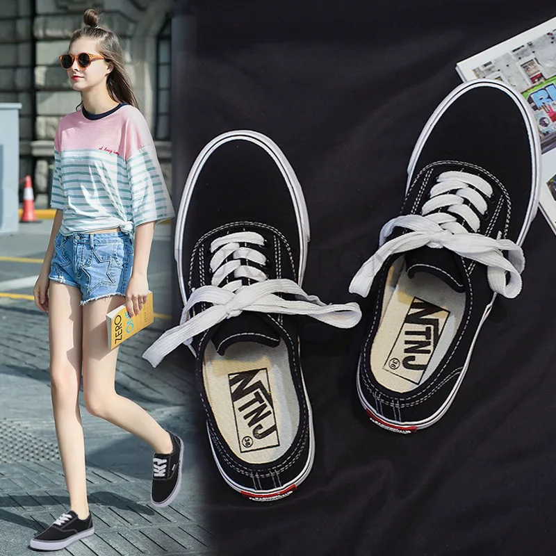 Casual and Versatile Summer New Fashion Canvas Shoes Women Sports Shoes Fashion Sports Shoes Student White Shoes