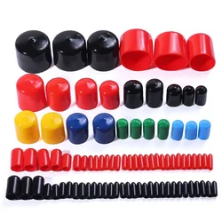 Pvc Sleeve Silicone Cap Rubber Sublication Screw Protection Seals Plastic Thread 3mm 4mm 5mm 6mm 8mm 10mm 12MM End Caps Head Ti