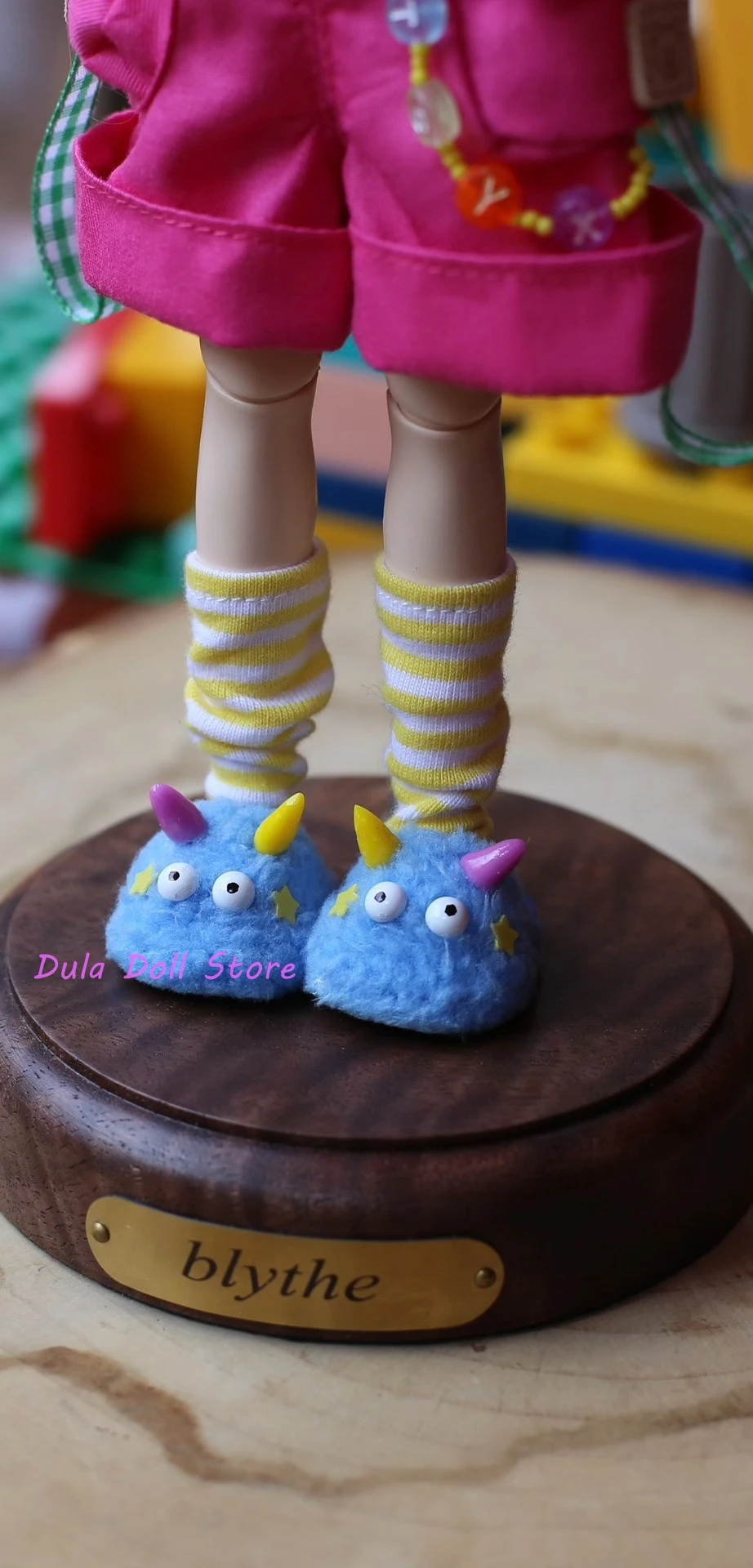 2026 Dula Doll Handmade Fluffy Monster Shoes for feet 2.0cm ob11 GSC Dolls - Detail 1
