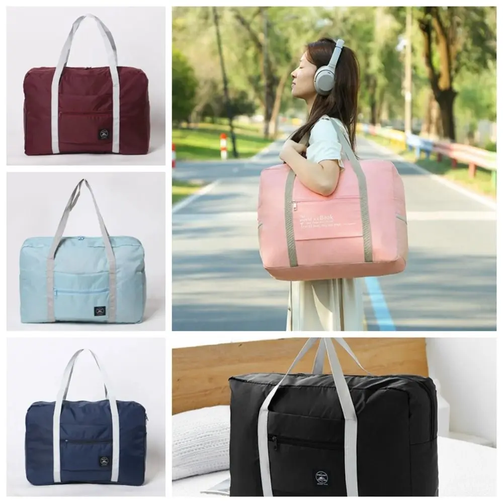 Convenient Storage Bag Travel Bags Multi Functional Foldable Luggage Bag Oxford Cloth Large Capacity Duffle Bag Home