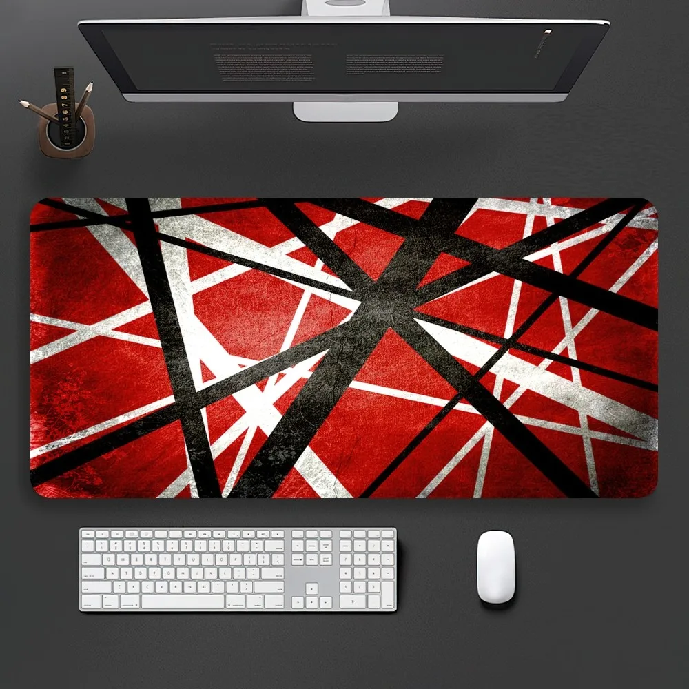 Band Eddie V-Van H-Halen Guitarist Mouse Pad Game Office Large PC Keyboard Rubber Big Computer Laptop Table Desk