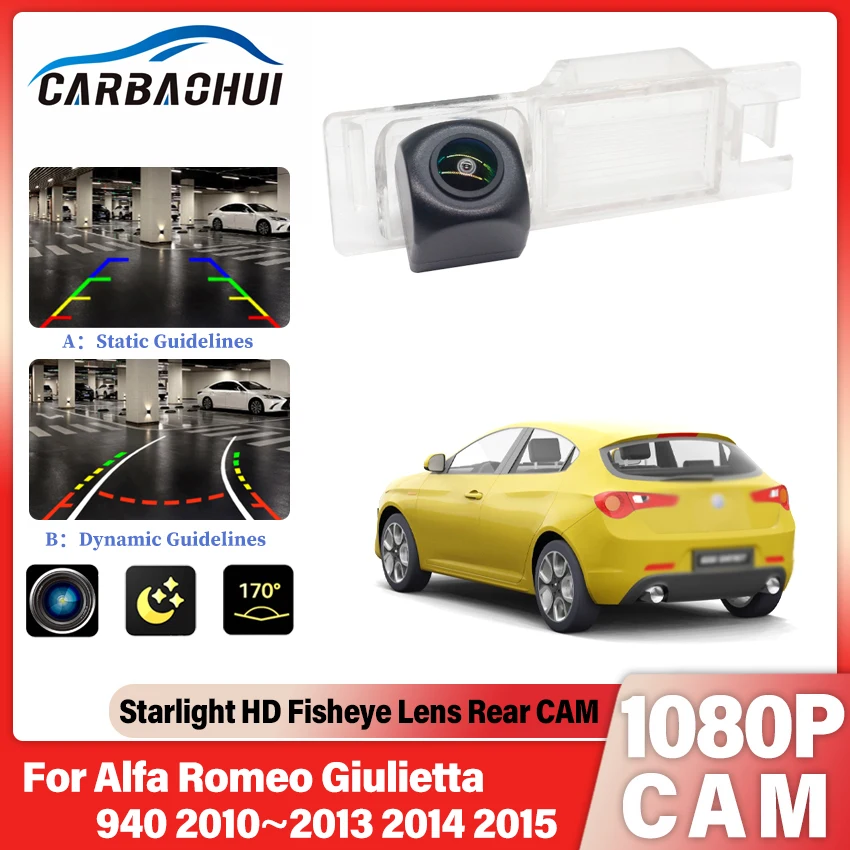 

170° Wide Angle CCD HD Car Rear View Reverse Camera For Alfa Romeo Giulietta 940 2010~2015 Night Vision Waterproof Backup Camera