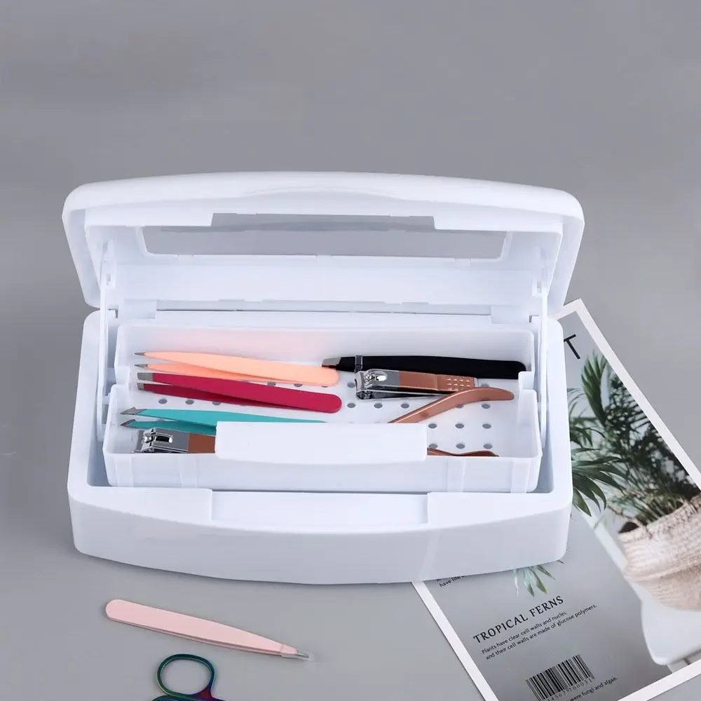 

Fashion Detachable Sterilizing Tray Long-Lasting Sterilizer Manicure Tools Disinfectant Jar Cleaning Nail Tools
