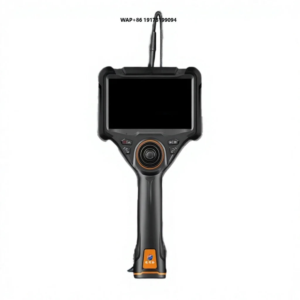 Automotive Articulating Borescope 1080P Video Endoscope 5-inch IPS Display IP54 Rated 8h Battery Life 3X Digital Zoom