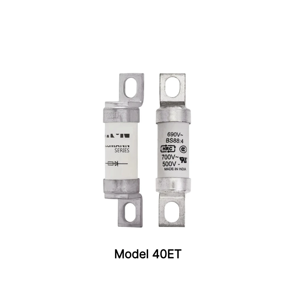 【10-Pack】 40ET Fuse 40A 690VAC BS88 Type T High Speed Fuse