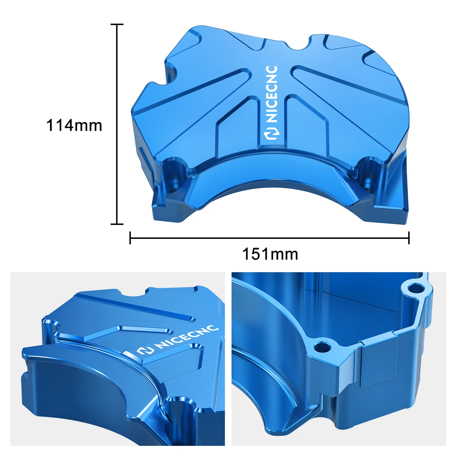 NICECNC Ölpumpenschutzabdeckung für Yamaha Blaster 200 YFS200 SE 1988-2006, T6-6061 Aluminium, rostfrei, ATV-Zubehör – Detail 5