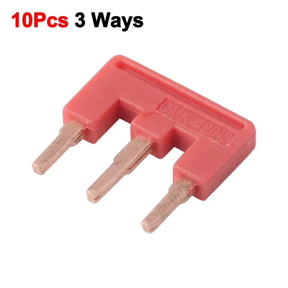 10Pcs CMK420 Din Rail Terminal Block 450V 32A 4mm2 11AWG Lever Type Rail Connector DIN Mount Design Color Coded Terminals