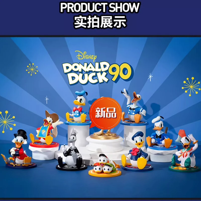 Disney Donald Duck 90th Anniversary Old Version Series Retro Commemorative Version Figure Gift Ornament Toy