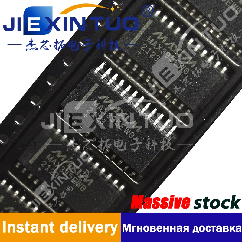 MAX395EWG+T IC SW SPST-NOX8 100OHM 24SOIC 8 Circuit IC Switch 1:1 100Ohm 24-SOIC