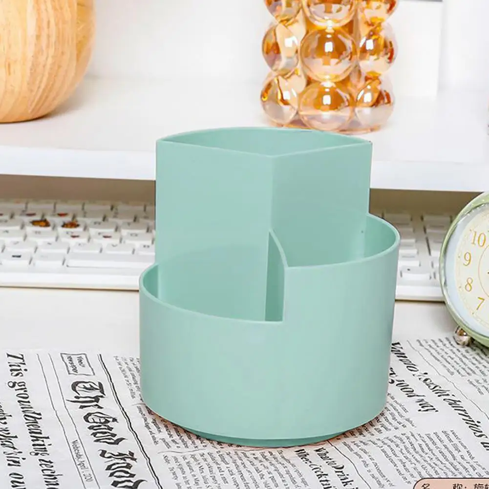 Держатель для кистей для макияжа, настольный универсальный органайзер для ручек с несколькими отделениями для офиса, дома и школы, эффективный