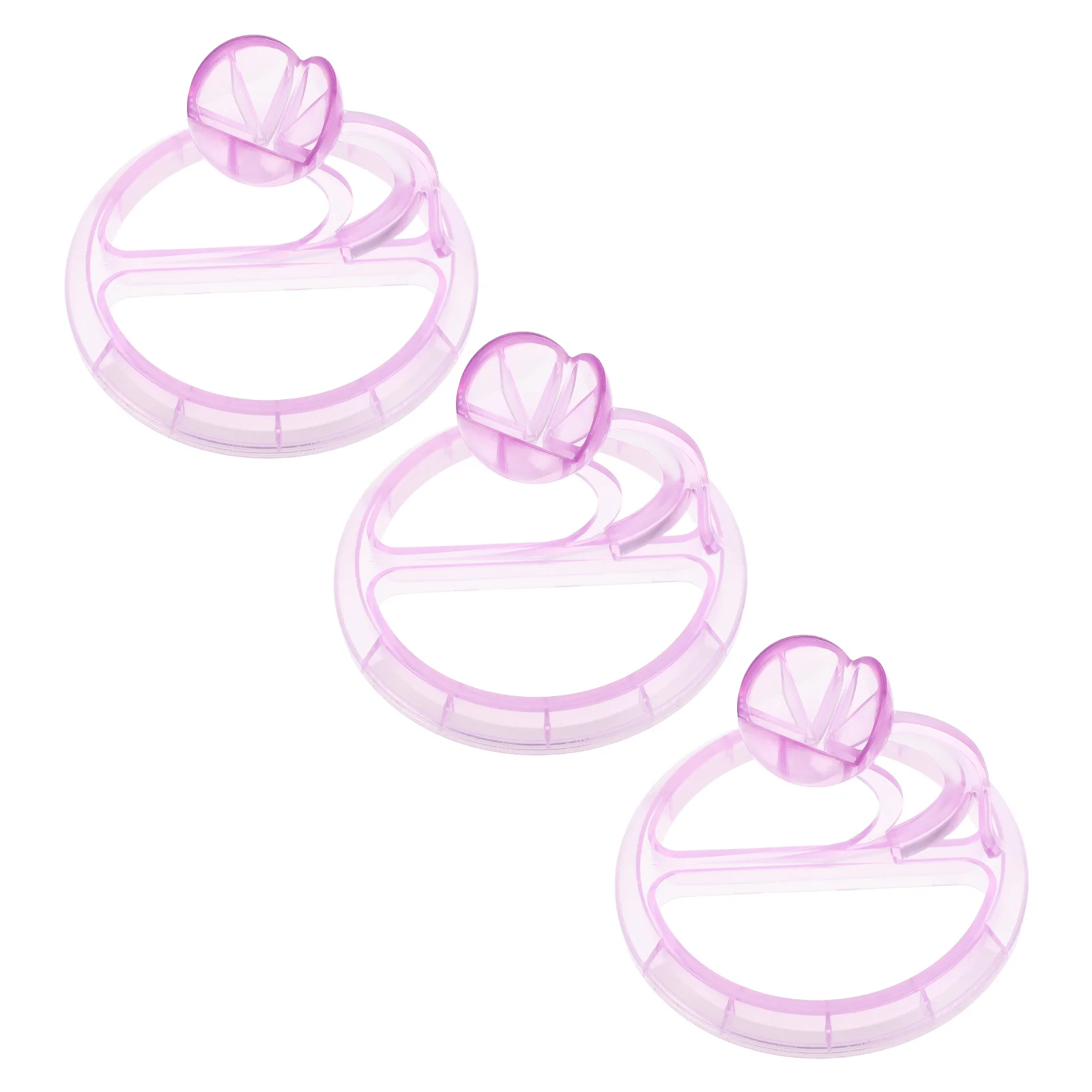 

3Pcs Puzzle Cube Display Stand Round Base Plastic Holder Riser Pedestal Speed Cube Show Rack Fidget Display Shelf