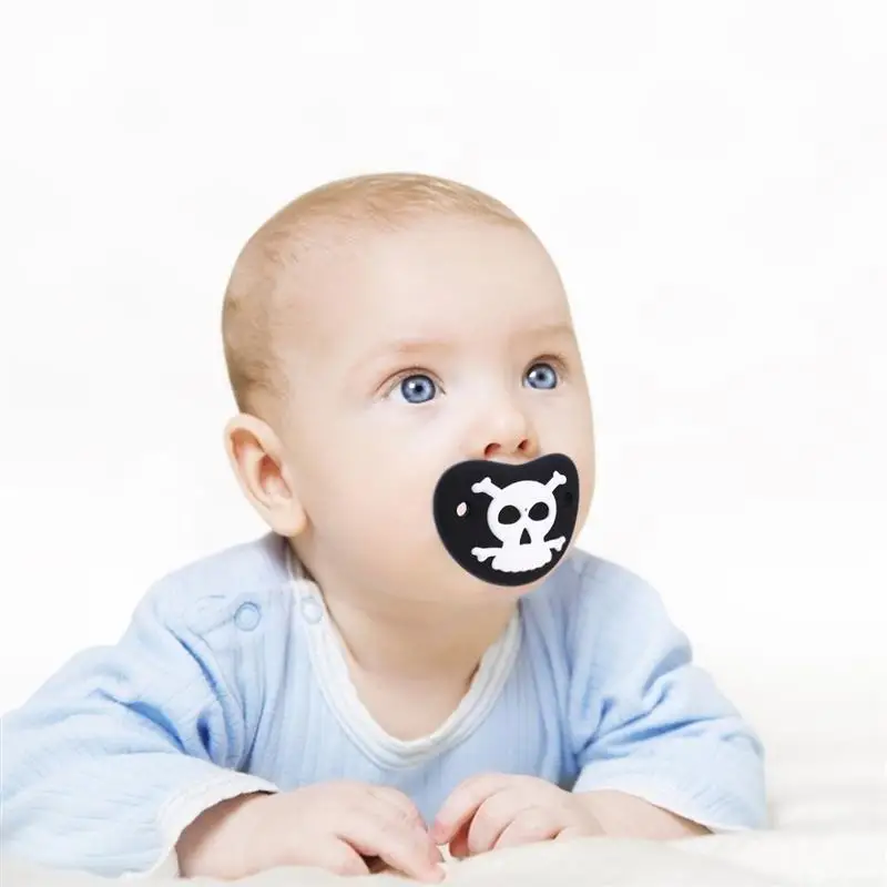 2Pcs Halloween Pacifier Prank Toy Vampire Fake Teeth Props  Pet Toy Halloween Skull Trick Toy