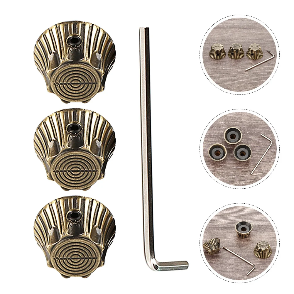 

Guitar Knobs Metal Control Potentiometer Electric Iron Pedal Bass Caps Aluminum