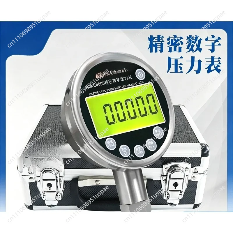 For 0.05% F.S Precision Digital Pressure Gauge 400D High Precision 0.05 Grade Digital Display Standard Gauge ABS
