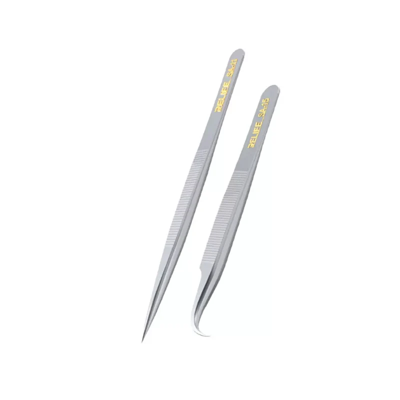 SA-11 mobile phone repair flying wire tweezers SA-15 straight bending tweezers tool clip bend stainless steel tip