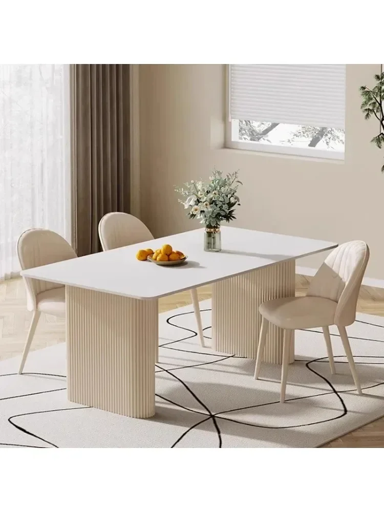 Full Dining Chairs Table Set White Italian Luxurious Modern Dinning Tables Chairs Eclectic