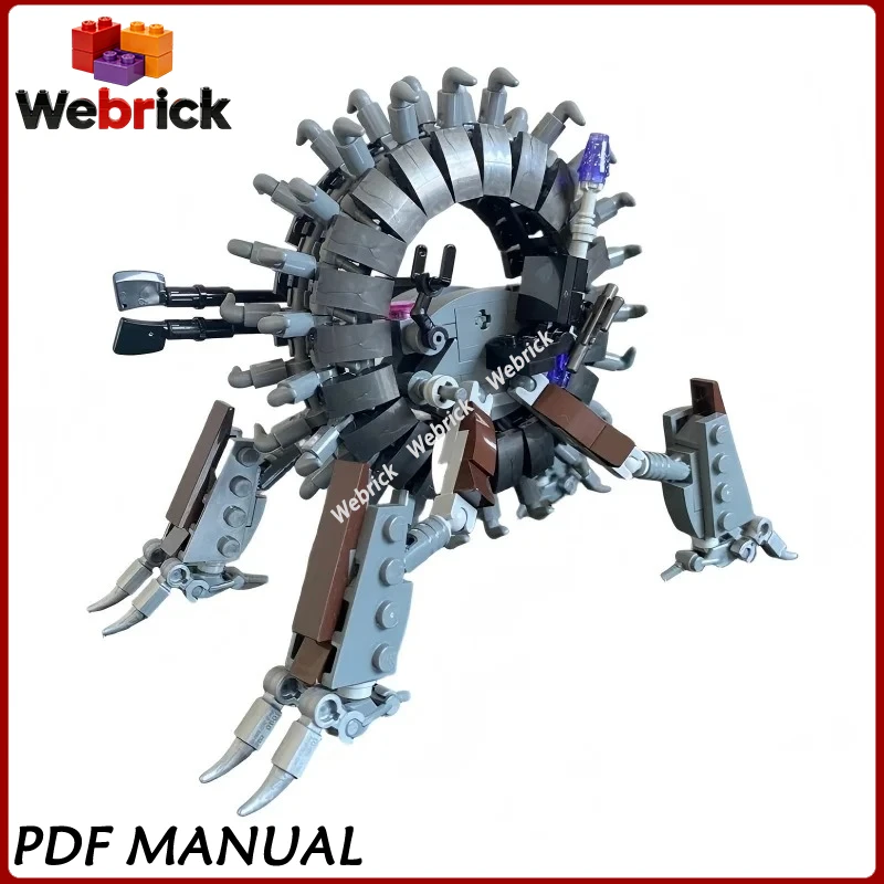 

Конструктор MOC в стиле мотоцикла General Grievous: Модель колесного транспортного средства, набор для сборки, игрушка для взрослых