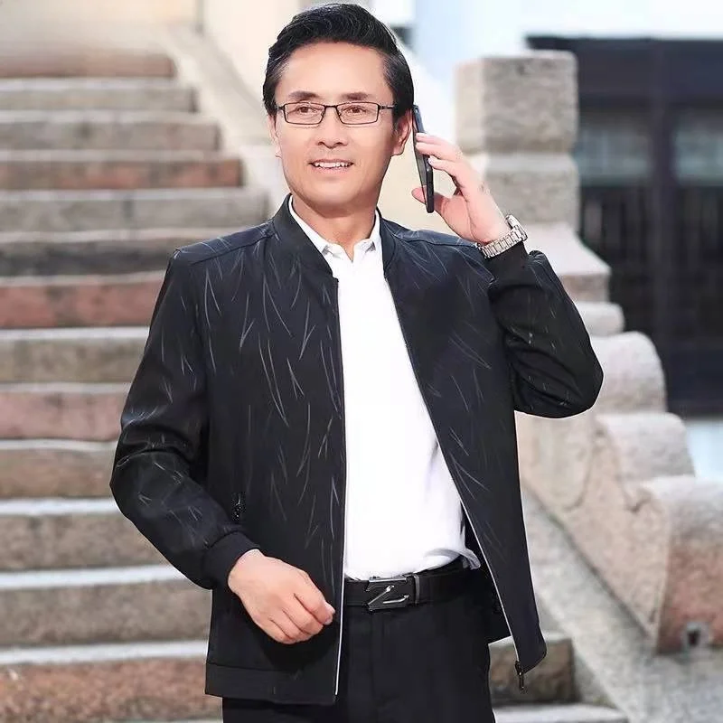 

Lightweight Spring Autumn Jaet for Middle-Aged And ly Men TUCANO Brand Faionable Urban Sle Windproof Long Sve