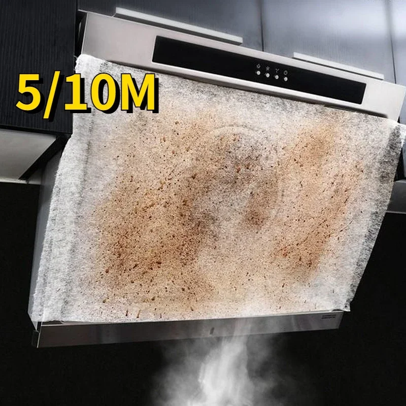 Non-woven Disposable Kitchen Hood Oil Filter Paper Range Hood Grease Anti Oil Cotton Filter Cooker Hood Extractor Fan Filter