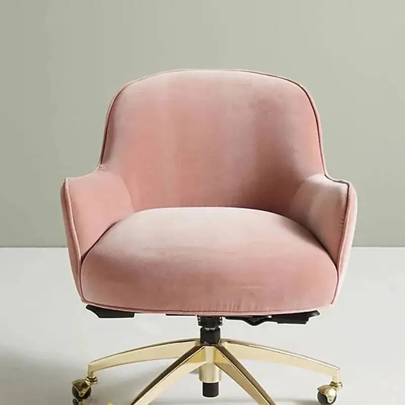 Armchair Home Sponge Cushion Flannel Nordic Office Furniture Office Backrest Computer Chair Chairs Modern Lift Swivel Game Chair