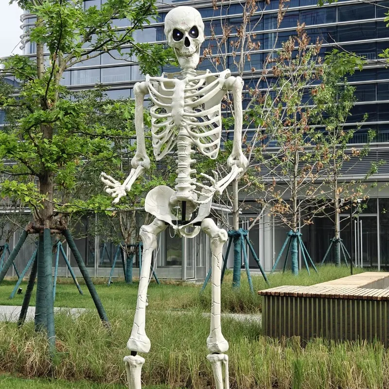 10-Foot Giant Haunted House Animated Human Vivid High Quality 2026 New Skeleton Props Halloween Ornaments