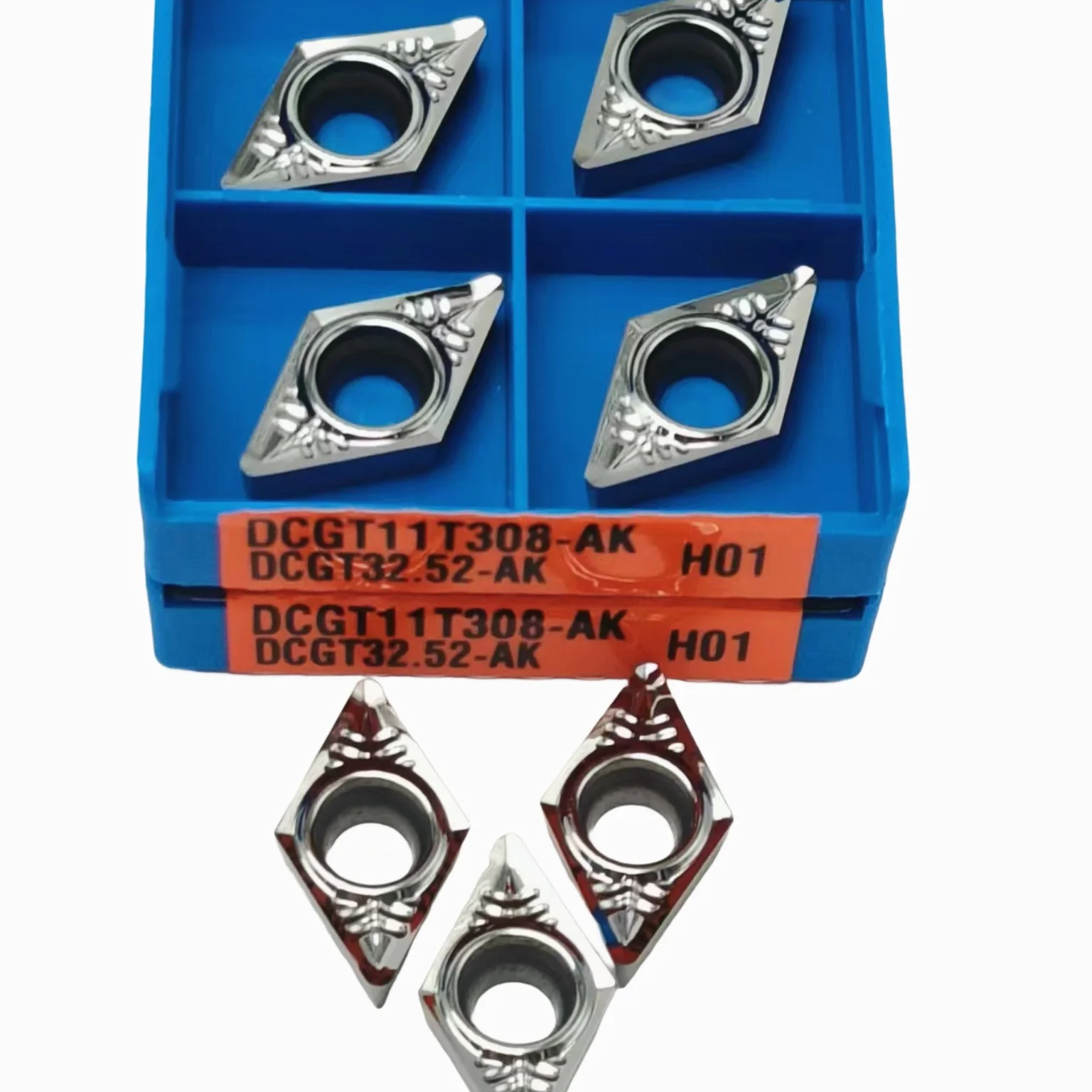 Aluminum Insert  DCGT11T302 DCGT11T304 DCGT11T308 AK H01 Turning Tools For AL CNC Lathe