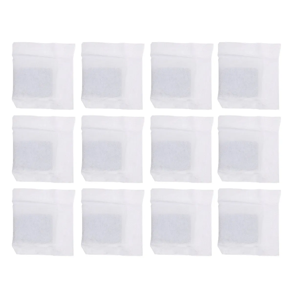 12Pcs Drapery Weights Covered 20G Square for Curtain Hem Tablecloth Flag Shower Curtain Heavy Object Stabilizer for Home Office