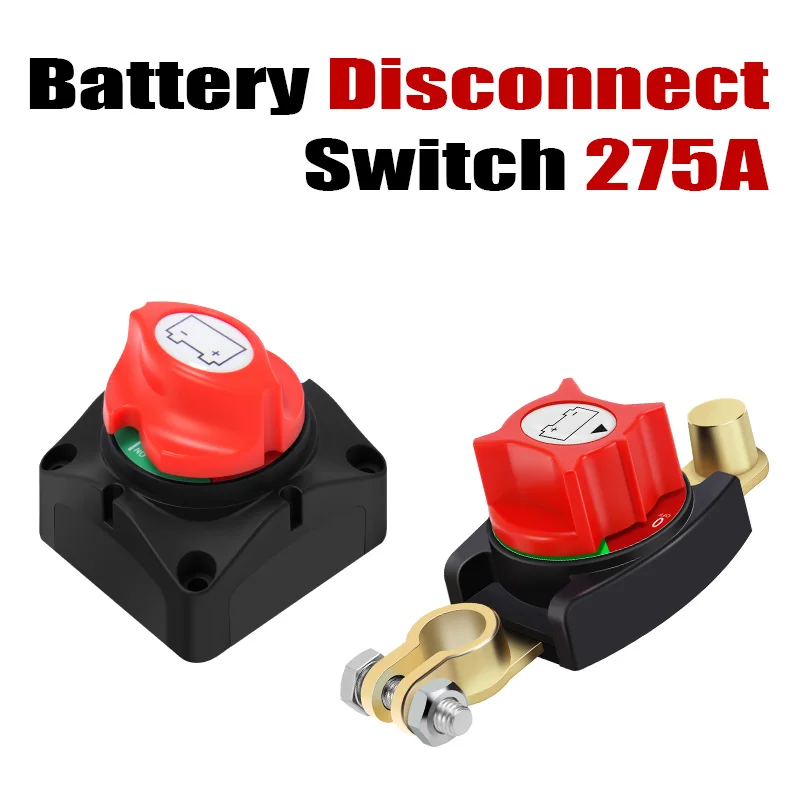 

275A 12-48 В водонепроницаемый разъединитель аккумулятора постоянного тока сверхмощный изолятор питания главный изолятор отключения питания для автомобиля автомобиля RV лодки