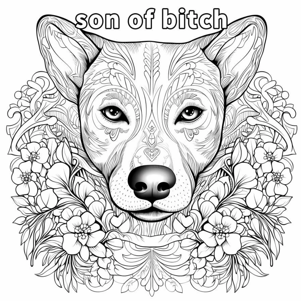 Книга-Раскраска с двойными страницами, 20 страниц