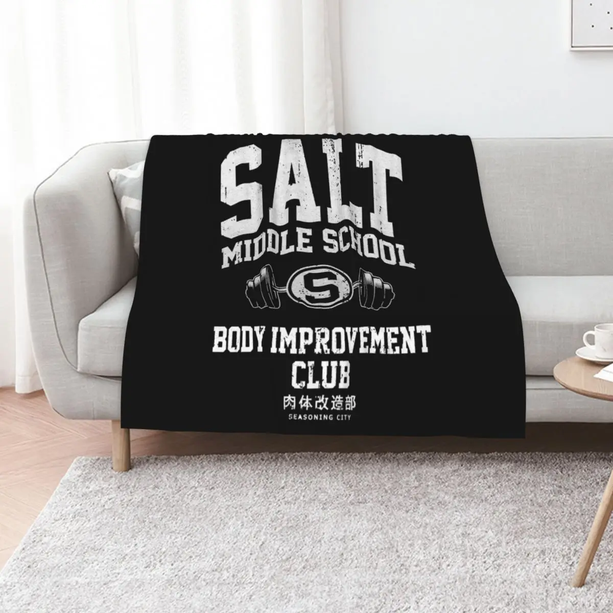 Salt Middle School Body Improvement Club Throw Blanket decorative Soft Luxury Hairy Nap Blankets