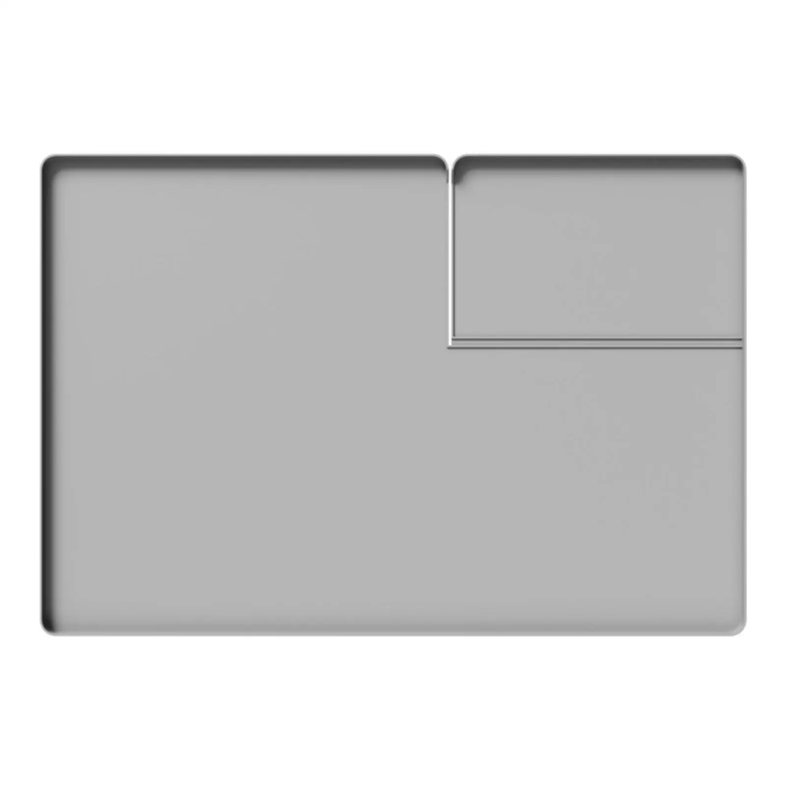 Dryer Top Pad Silicone Waterproof Mat with Raised Edges for Laundry Machine Countertop Protection Accessory