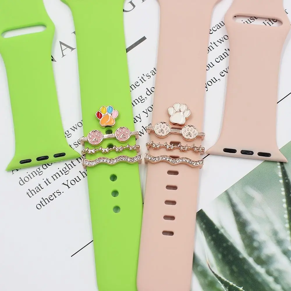 Broche creativo, adorno de banda de reloj de diamante, anillo decorativo, accesorios de correa, dijes de cinturón