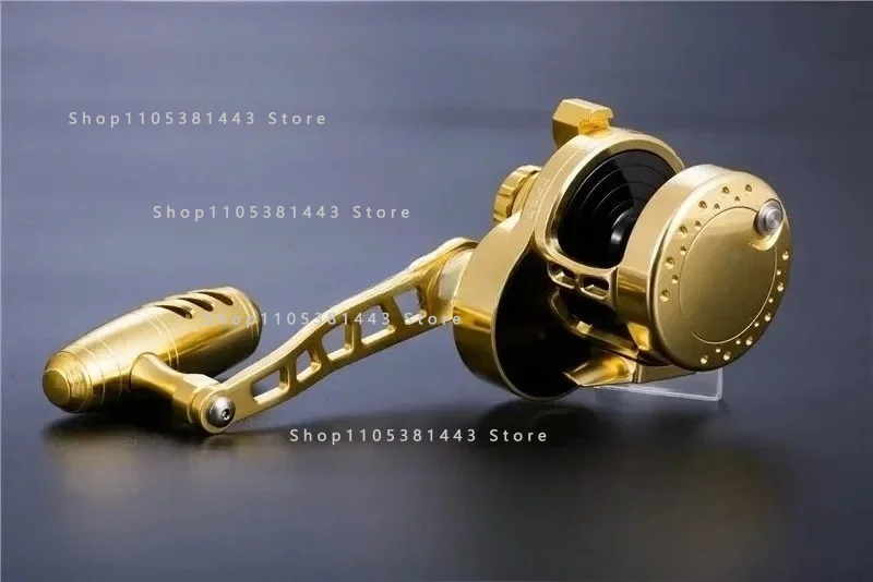 Slow Jigging Reel Max Drag 40KG Drag Sound Fishing Reel 11BB Saltwater Drum Wheel